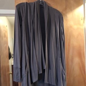 Long/knee length open cardigan